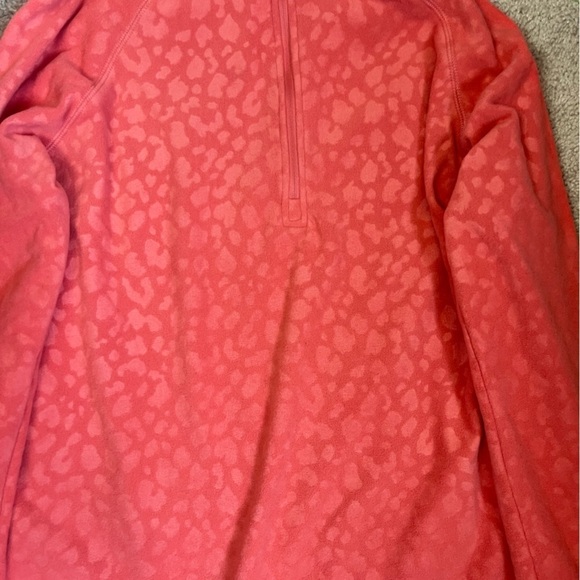 Eddie Bauer Women's Coral 1/4 Zipper Pullover Fleece Size Large - Picture 3 of 7